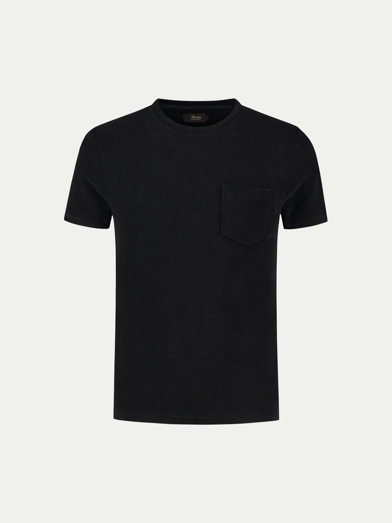 TENNIS T SHIRT - BLACK