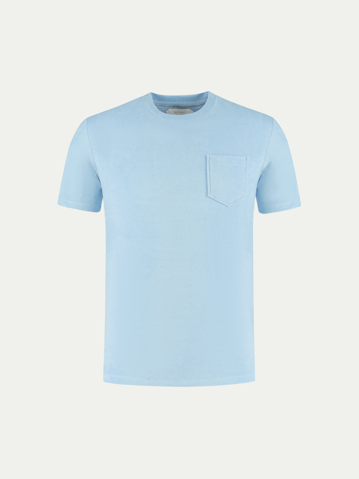 LIGHT BLUE TERRY T-SHIRT