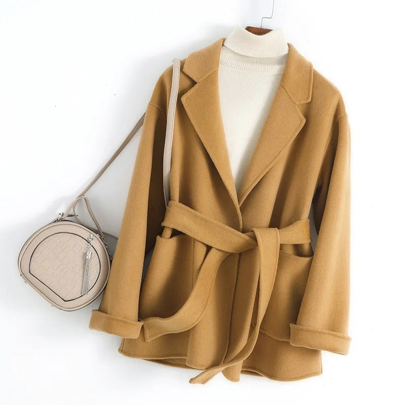 BEIGE COAT - WOMENS